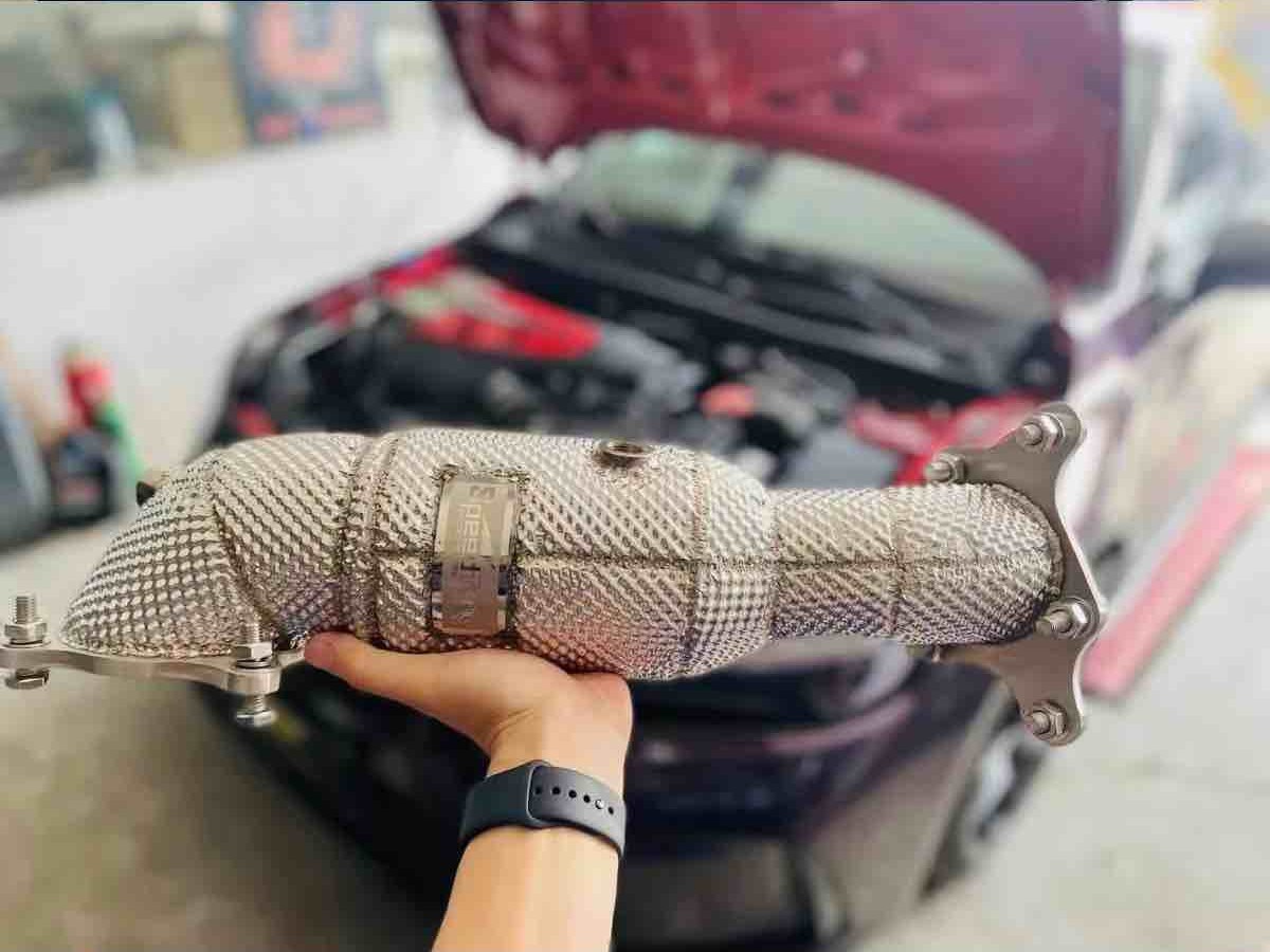 Honda FL5 Type R Competition Downpipe — photo 2