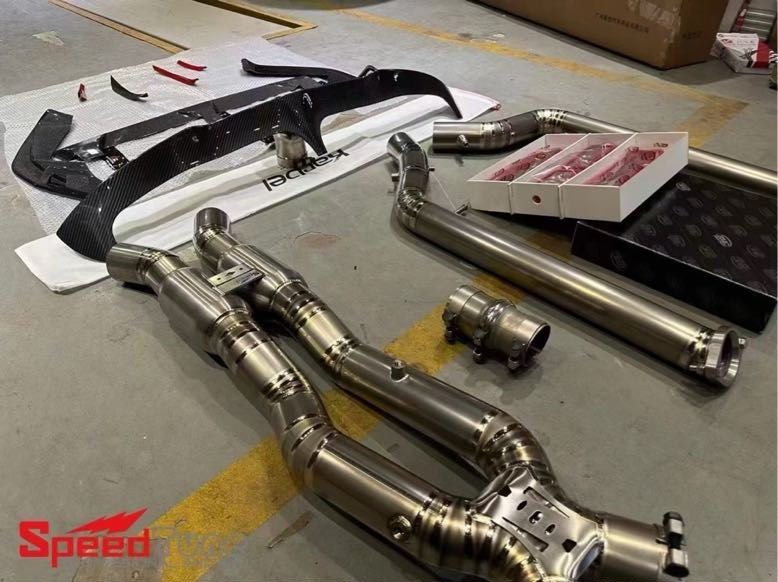 X3M / X4M S58 Titanium Mid Pipe — photo 2