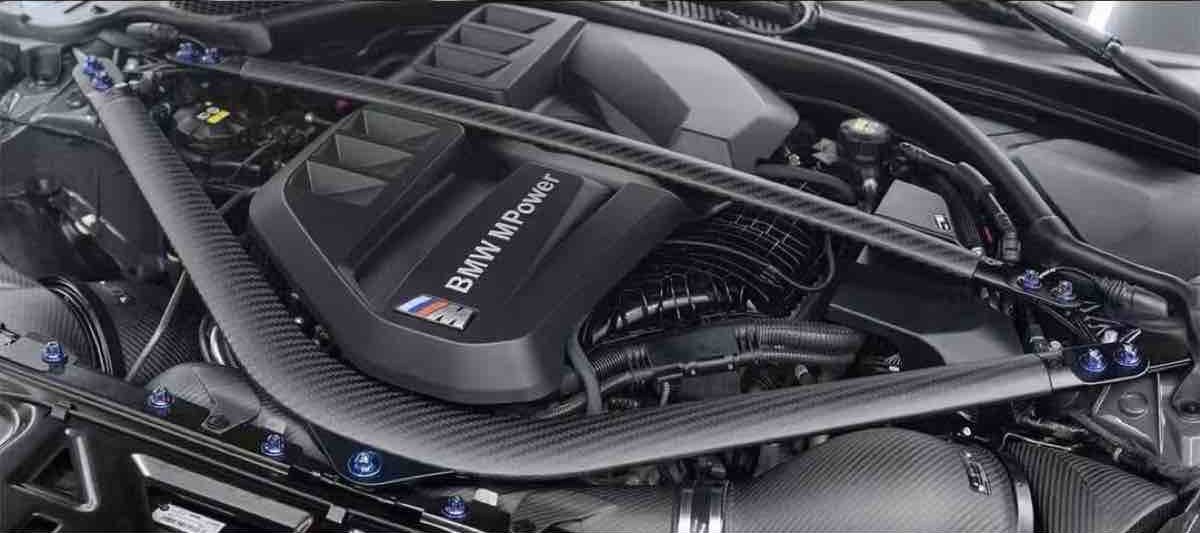 G8x Burnt-Blue Titanium Engine-Bay Screw Set — photo 2