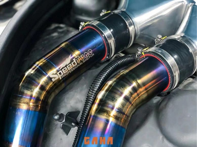 F8x S55 Titanium Turbo Pipe + U-Pipe — photo 2