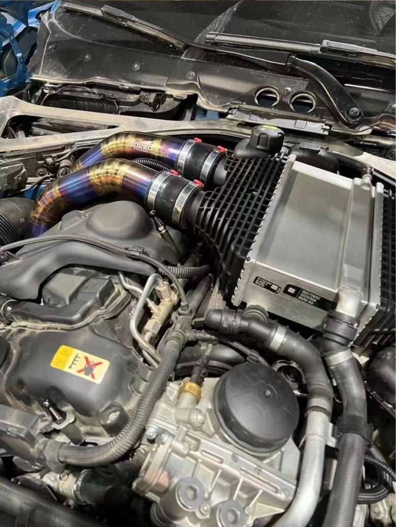 F8x S55 Titanium Turbo Pipe + U-Pipe — photo 2